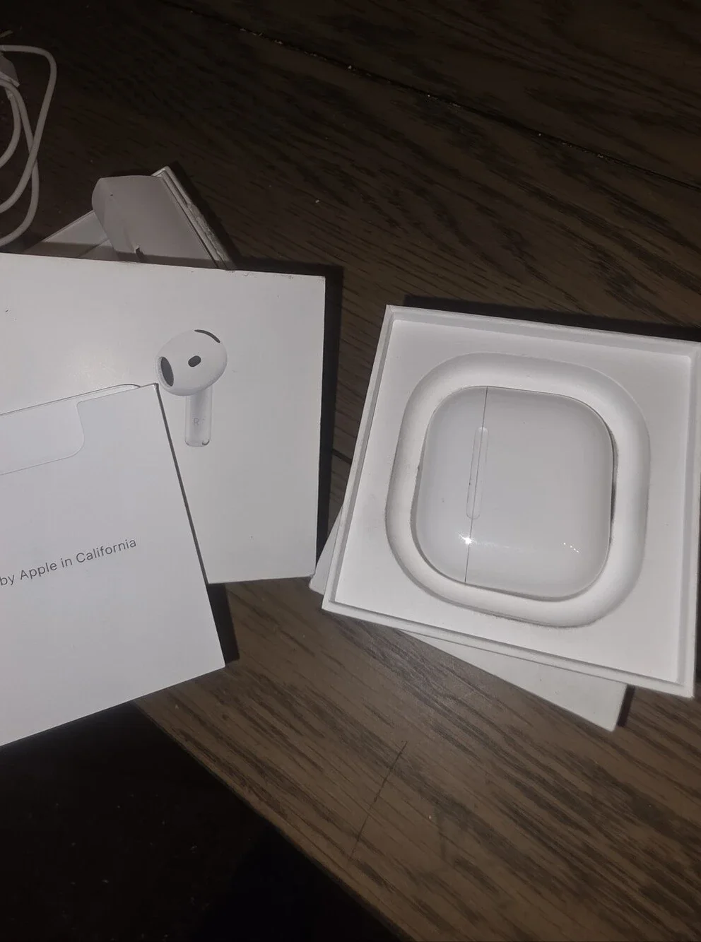 Apple AirPods 4 Wireless Bluetooth Earbuds White In-Ear Headphones
